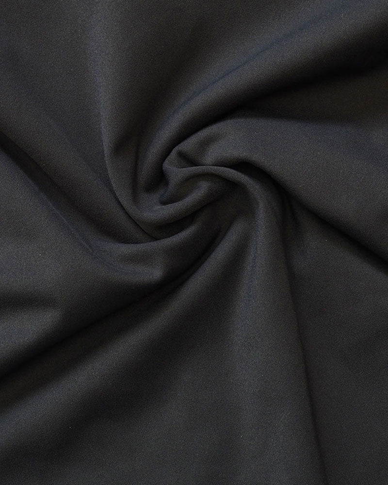 Fearless premium luxe smooth fabric in black. Fearless swimwear is designed to withstand ocean swims, pool laps and long summer days - not stretch out after a handful of wears.