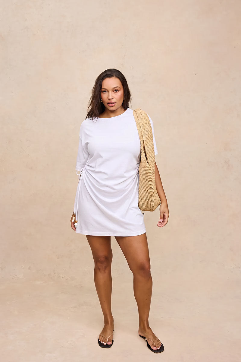 Tee dress white