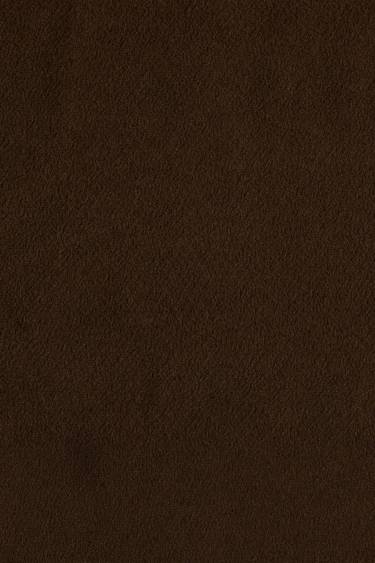 Crinkle brown colour fabric swatch