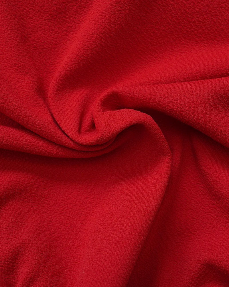 Fearless premium luxe crinkle fabric in red. Fearless swimwear is designed to withstand ocean swims, pool laps and long summer days - not stretch out after a handful of wears.