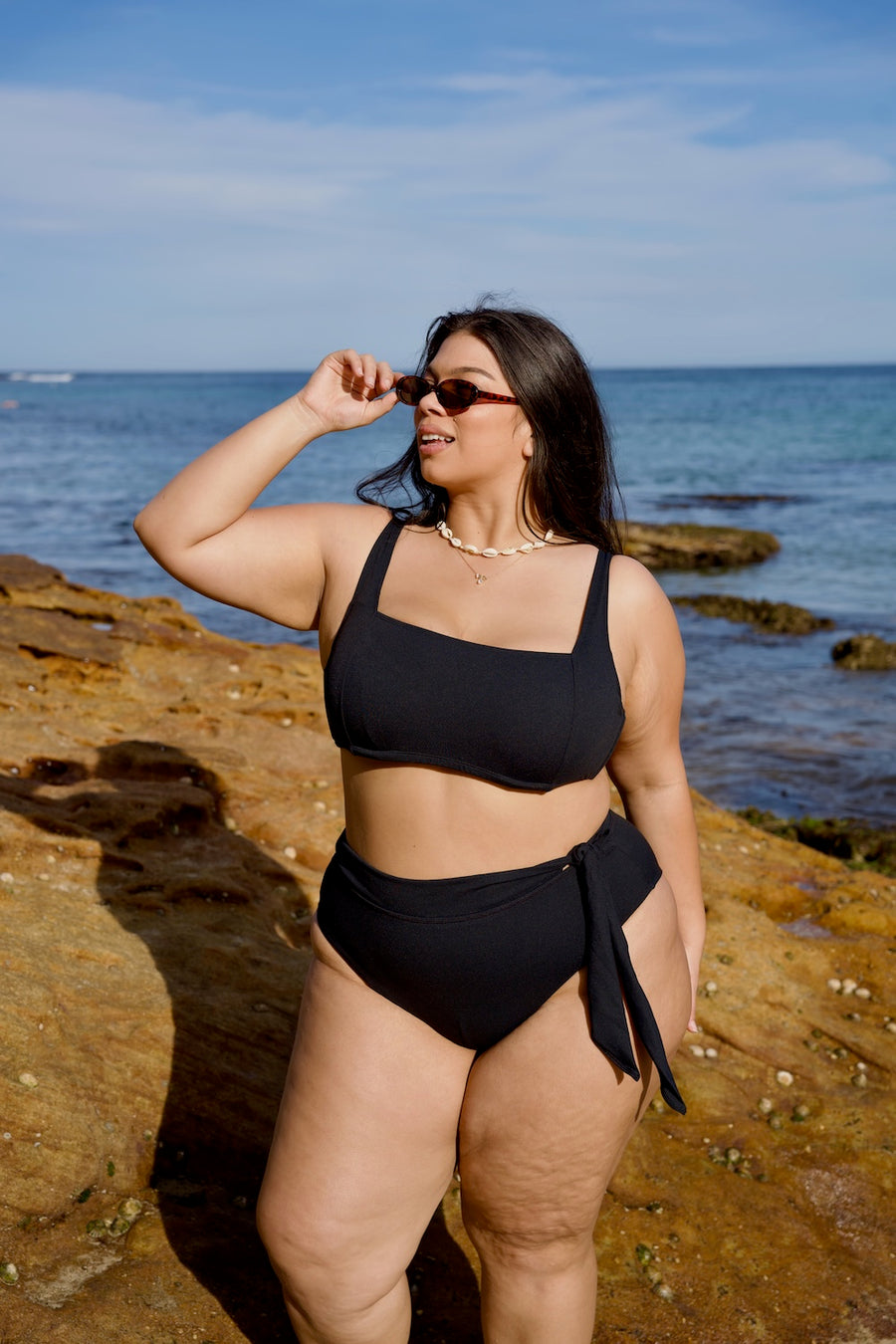 Square Bikini, Side Tie Bottoms