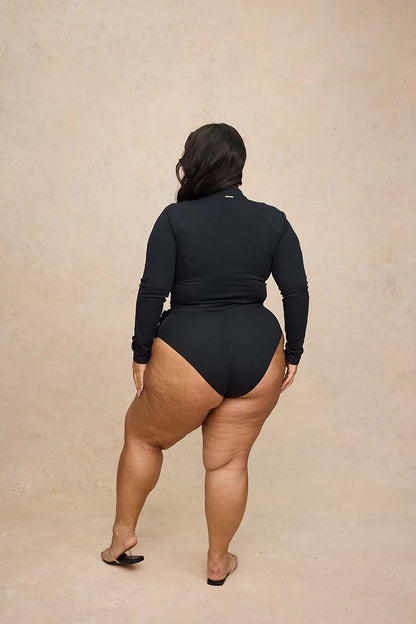 Cropped Rashie with Built-In Bra