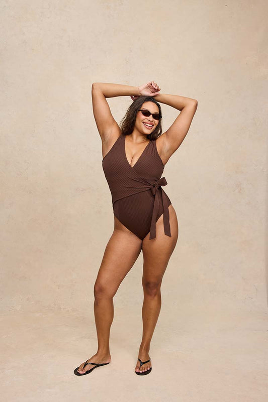 Wrap One Piece Swimsuit