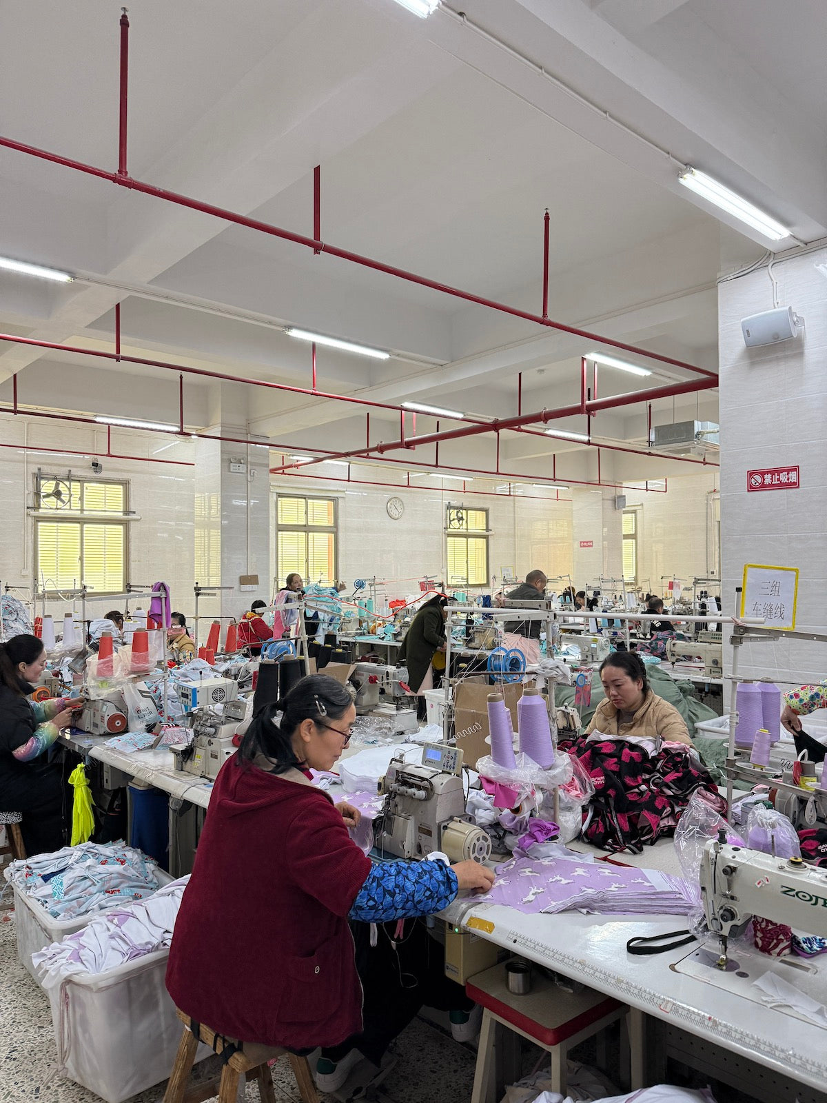 Fearless team at factory