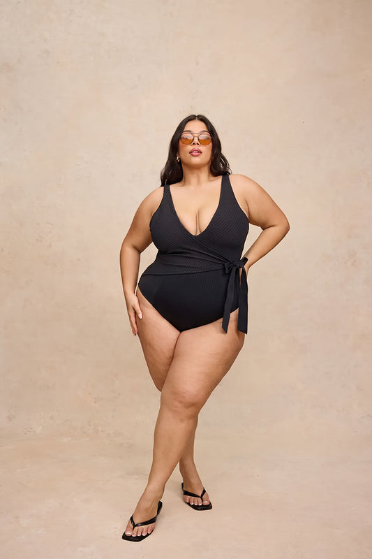 Wrap One Piece Swimsuit