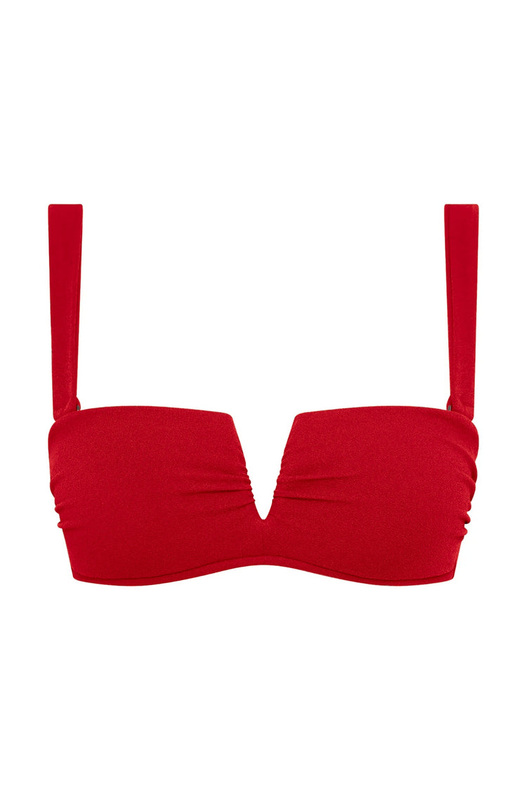 Icon Bikini Top Red
