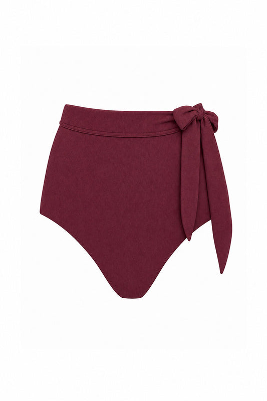 Side Tie High Waisted Bikini Bottom