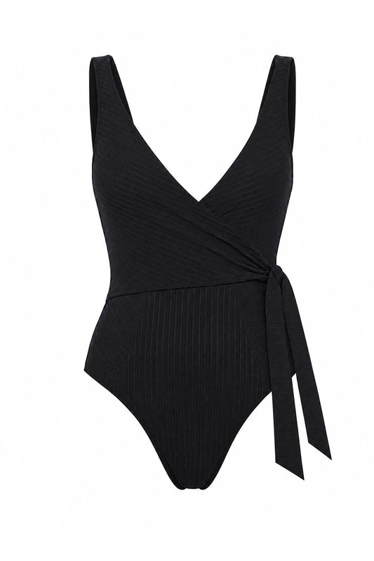 Wrap One Piece Swimsuit - Magic Sizing™